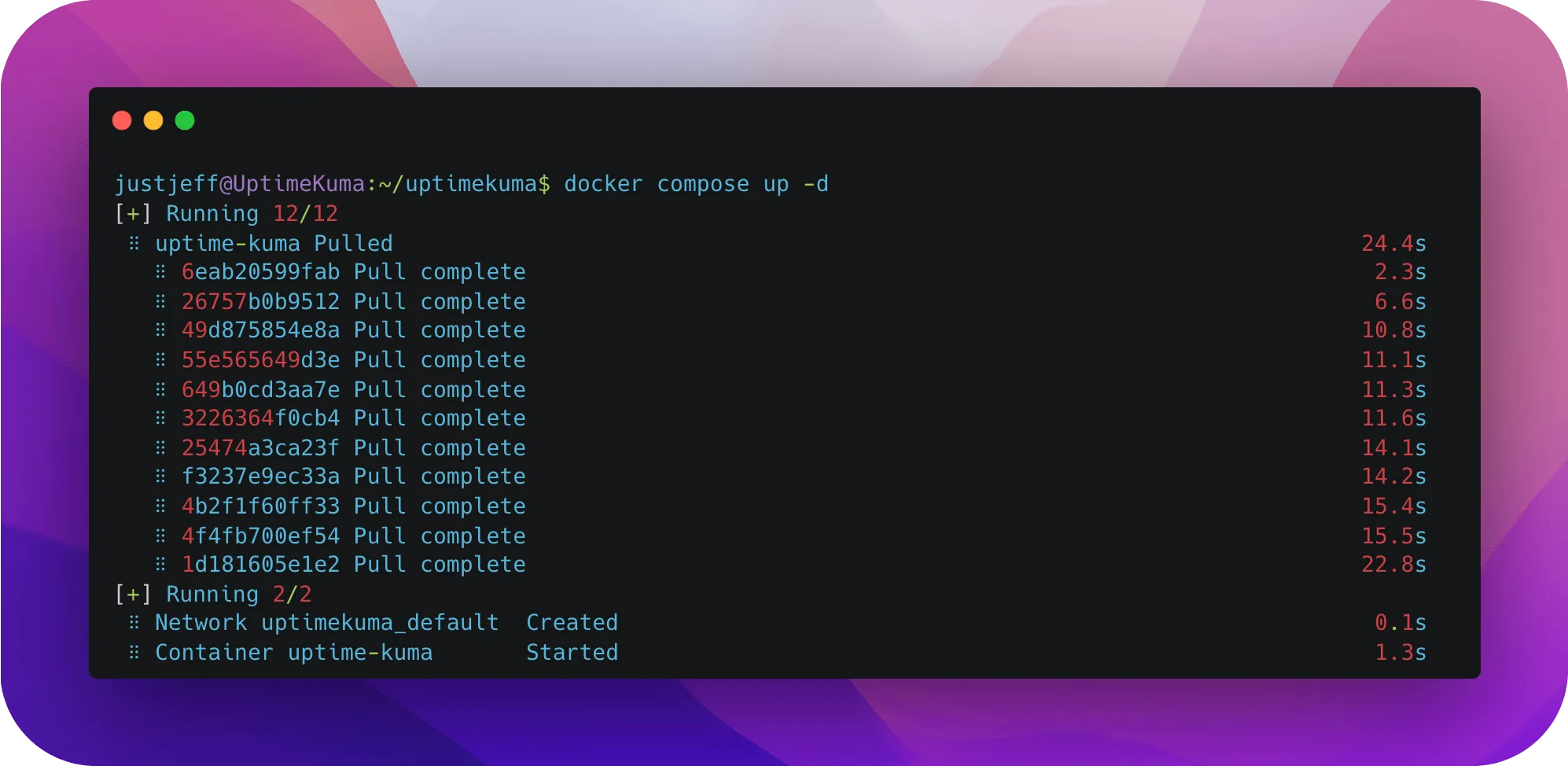 Docker Compose Done